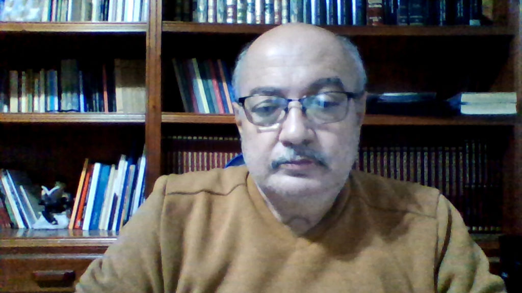 Lectura de un poema para una iniciativa desde la Editorial Opera Prima