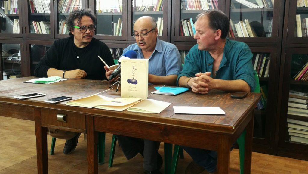 Presentación del libro Del amor a la destrucción, de Miguel Fernández Rivero, editado por la Asociación Poetica sin Fronteras
